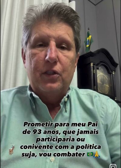 Imagem da notícia Prefeito Walter Schlatter usa IA, distorce dados oficiais e é acusado de manipular população de Chapadão do Sul em vídeo